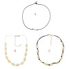 N-7294 N-7217 3 Styles Simple And Simple Pearl Shell Necklace Women's Temperament Jewelry