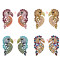 E-5452 4 Colors Cute Big Bird Shape Crystal Drop Earrings For Women Girl Party Jewelry Gift