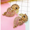 E-5452 4 Colors Cute Big Bird Shape Crystal Drop Earrings For Women Girl Party Jewelry Gift