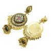 E-5464 Gypsy Chandelier-shaped earrings Bohemian water drops carved tassel earrings