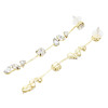 E-5468 Korean Romantic New Long Crystal Tassel Water Drop Earrings for Women Wedding Drop Earing Fashion Jewelry Gifts