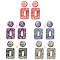 E-5472 5 Colors Bohemian Puka Shell Acrylic Big Geometric Drop Earrings for Women Wedding Party Jewelry