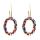 E-5477 Bohemian Colorful Beads Hoop Earrings for Women Big Circle Round Drop Earrings