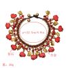 B-0991 Heart Fish Elephant Beads Multilayers Turquoise Bracelet Or Anklet Women Ethnic Handmade Bell Jewelry