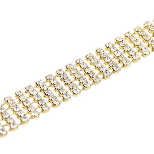 N-7303 Fashion Luxury Rhinestone Choker Crystal Necklace For Women Wedding Necklace Jewelry