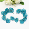 E-5484 New Fashion Design Hoop Earrings For Women Fabric Flower Circle Pending Gold Color Hoops Earrings Bridal Wedding Party Jewelry