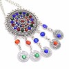 F-0686 Turkish Silver Gold Metal Beaded Coin Tassel Charm Head Chains For Women Boho Belly Dance Gypsy India Tribal Bridal Hair Jewelry