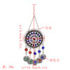 F-0686 Turkish Silver Gold Metal Beaded Coin Tassel Charm Head Chains For Women Boho Belly Dance Gypsy India Tribal Bridal Hair Jewelry