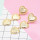 E-5489 Red Heart Shaped Dangle Earrings Cute Holiday Party Earrings Fashion Women Jewelry