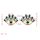 E-5494 New Evil Eye Earrings Blue Rhinestone Stud Earring Gold Metal Fashion Women Earring Party Jewelry