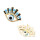 E-5494 New Evil Eye Earrings Blue Rhinestone Stud Earring Gold Metal Fashion Women Earring Party Jewelry