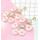 E-5499 Dangle Petal Acrylic Earrings Fashion Bohemian Resin Crystal Flower Earrings 925 Silver Needle Crystal Earrings