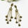 E-5501 Boho Style Women Indian Jhumka Earrings 2019 Gold Sliver Metal flower Big Bells Dangle Long Tassel Earring Ladies Gypsy Jewelry