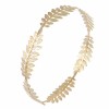 F-0369  3pcs Set Silver Gold Metal Hairbands For Women Leaf Crown Tiara Hair Jewelry Accessories
