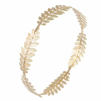 F-0369  3pcs Set Silver Gold Metal Hairbands For Women Leaf Crown Tiara Hair Jewelry Accessories