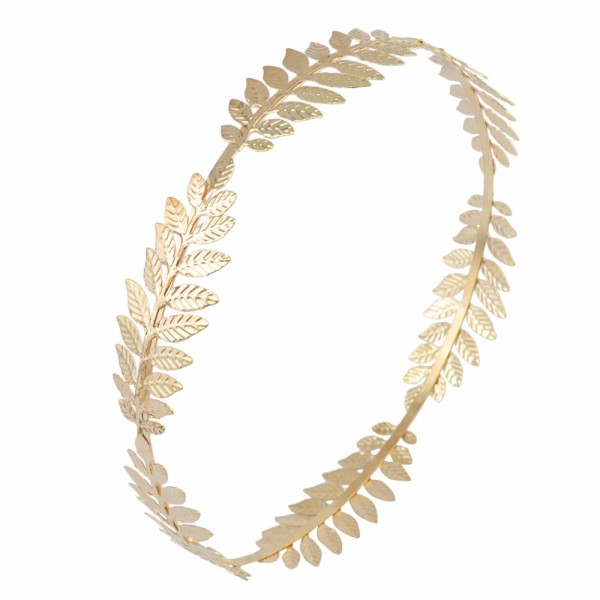 F-0369  3pcs Set Silver Gold Metal Hairbands For Women Leaf Crown Tiara Hair Jewelry Accessories