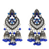 E-5505 Vintage Indian Drop Earrings for Women Gold Silver Metal Resin Beaded Tassel Earrings Gypsy Triabl Fashion Jewelry