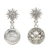 E-5509 Europe New Exaggeration Personality Alloy Stud Earrings Geometric Diamonds Round Glasses Stars Earrings Jewelry
