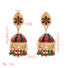 E-5510 Vintage Indian Drop Earrings Chandelier Earrings Gypsy Triabl Beaded Fashion Jewelry