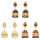 E-5510 Vintage Indian Drop Earrings Chandelier Earrings Gypsy Triabl Beaded Fashion Jewelry