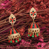 E-5510 Vintage Indian Drop Earrings Chandelier Earrings Gypsy Triabl Beaded Fashion Jewelry