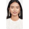 E-5504 Long oval  Earrings Vintage Geometric Statement Earrings colorful Drop Rhinestone Big Earrings for Women Jewelry