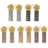 E-5512 Fashion Gold Metal Flower Earrings Women Rhinestone Long Tassel Drop Earrings Wedding Party Jewelry