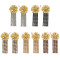 E-5512 Fashion Gold Metal Flower Earrings Women Rhinestone Long Tassel Drop Earrings Wedding Party Jewelry
