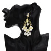 E-5526 Drop Dangle Earring Fashion Waterdrop Pearl Rhinestone Earrings S925 Stud for Woman Party Jewelry