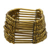 B-0996 Bohemian Multilayers Resin Beaded Strand Bracelet Women Charm Statement Elastic Bracelet Vintage Jewelry