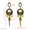 E-5535 Indian Lens Bell Round Drop Dangle Earring for Woman Fashion Accessoires