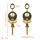 E-5535 Indian Lens Bell Round Drop Dangle Earring for Woman Fashion Accessoires