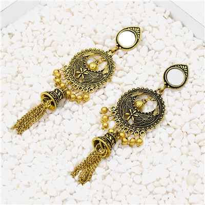 E-5535 Indian Lens Bell Round Drop Dangle Earring for Woman Fashion Accessoires
