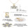 N-7312 Zircon Pendant Crystal Clavicle Chain Flower Shape Necklace for Woman