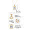 N-7313  new fashion Square single zircon necklace Female clavicle chain inlaid crystal new fashion