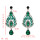 E-5538 Rhinestone Flower Earrings Drop Dangle Earring for Woman Fashion Accessoires