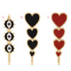 F-0700 Korea Fashion Eye Hair Clip For Women Heart Hairpins Barrettes Fashion Hair Accessories Gift