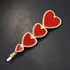 F-0700 Korea Fashion Eye Hair Clip For Women Heart Hairpins Barrettes Fashion Hair Accessories Gift