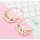 E-5544 Elegant Big Circle Hoop Earrings for Women Bridal Simulated Pearl Wedding Earring Party Jewelry