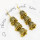 E-5546 Indian Earrings Lens Bell Round Drop Dangle Earring for Woman Fashion Silver Gold Accessoires