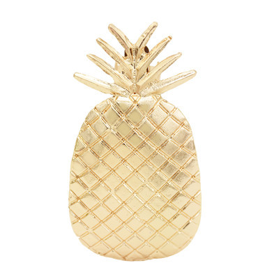 F-0701 Cute Golden Pineapple Shape Hairpin Hair Accessories