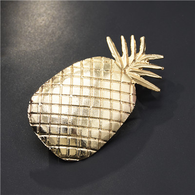 F-0701 Cute Golden Pineapple Shape Hairpin Hair Accessories