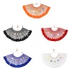 N-7319 Bohemian ethnic five-color tassel pearl shawl collar necklace color beaded ladies necklace