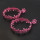 E-5549 Big Flowers Hoop Earrings Rhinestone Styling Jewelry Earrings