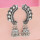 E-5554  4 Styles Of Ethnic Vintage Silver Hanging Earrings Gypsy Indian Clock Boho Jewels
