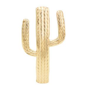 F-0703 Creative Women Girls Metal Alloy Hair Clip Cactus Shaped Gold Clamps Hairpin Hair Accessories