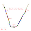 N-7321 Beaded fashion colorful boho necklace beads jade daily elegant ladies necklace