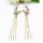 E-5558 Butterfly Earrings Pearl Rhinestone Long Tassel Earrings Korean Girl Earring