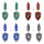 E-5560 4 Colors Leaf Shape Crystal Earrings for Women Bridal Rhinestone Long Drop Earring Wedding Jewelry Gift