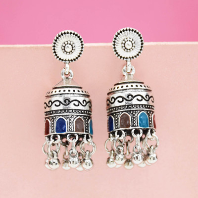 E-5561  Indian Vintage Ethnic Style Tassels Earrings for Women Long Tassel Bells Drop Earrings Afghan Egypt Gypsy Turk Jewelry